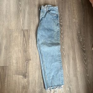 Top shop denim straight leg
